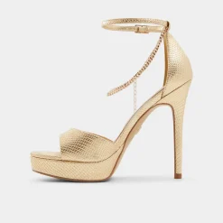 Platform Heels^ALDO Afumeth Gold