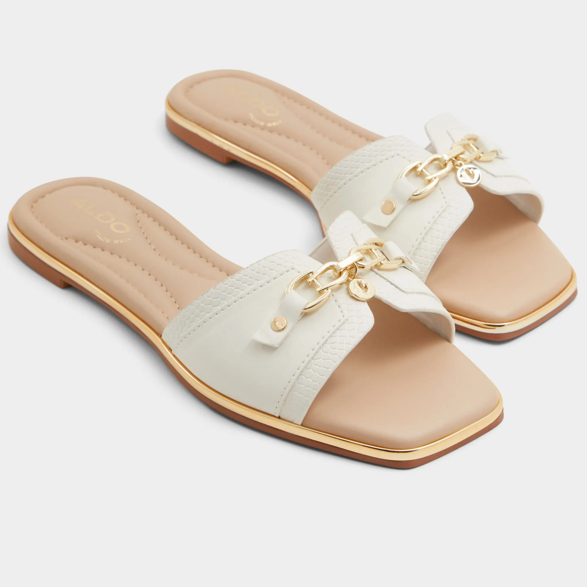 Flat Sandals^ALDO Alamassi Open white