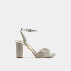Platform Heels^ALDO Alluring Silver
