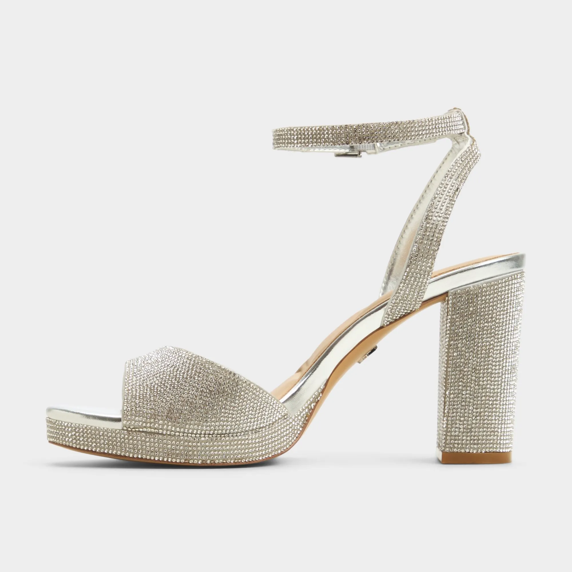 Platform Heels^ALDO Alluring Silver