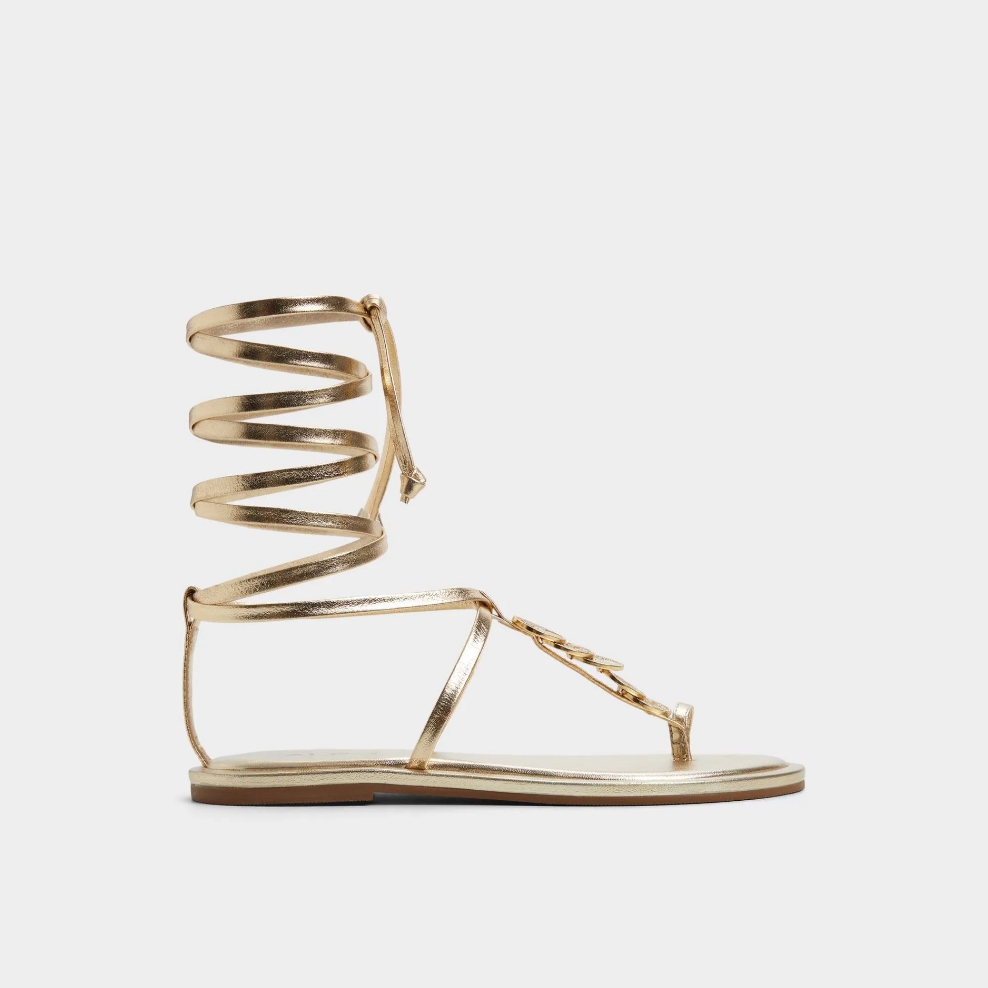Flat Sandals^ALDO Artemisa Gold