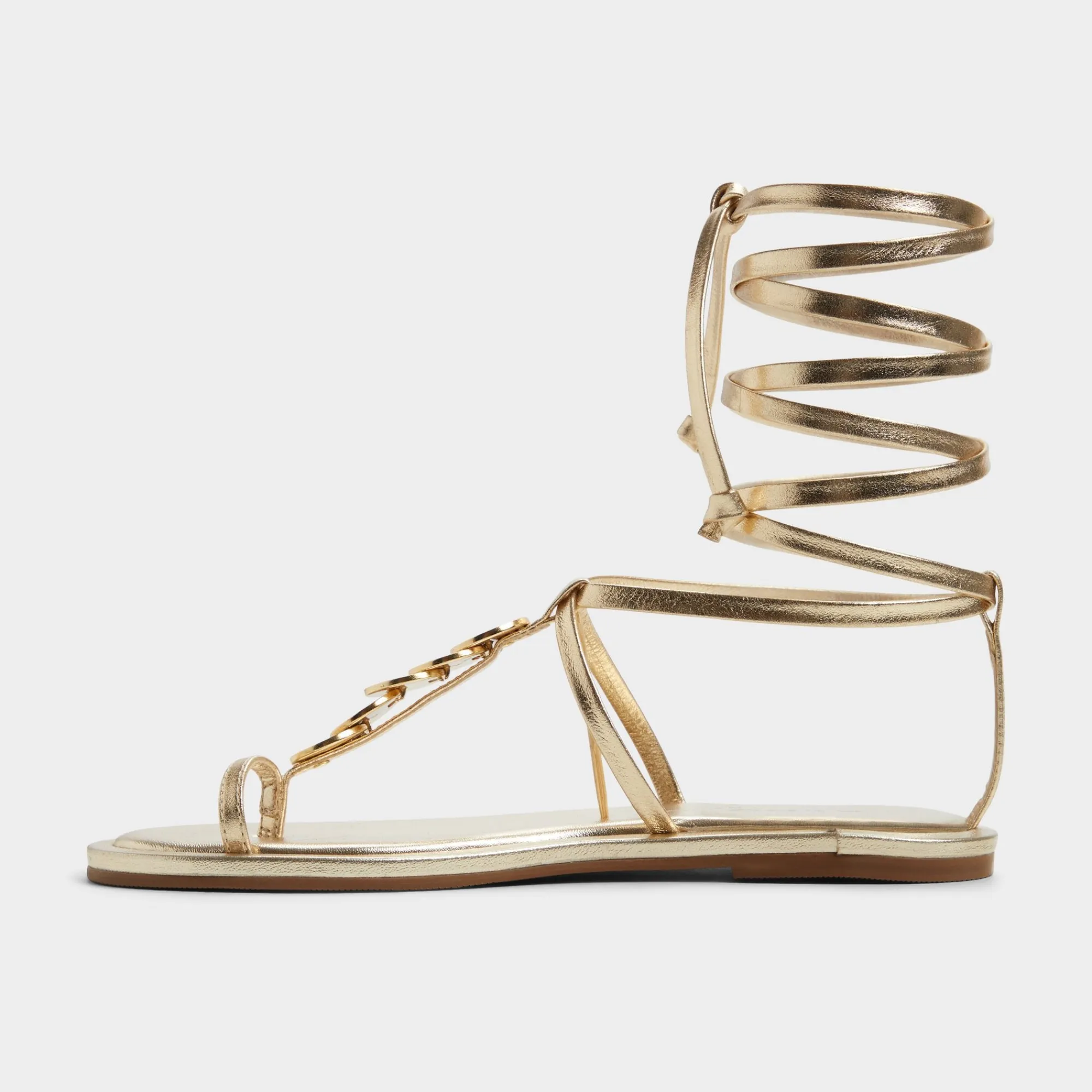 Flat Sandals^ALDO Artemisa Gold