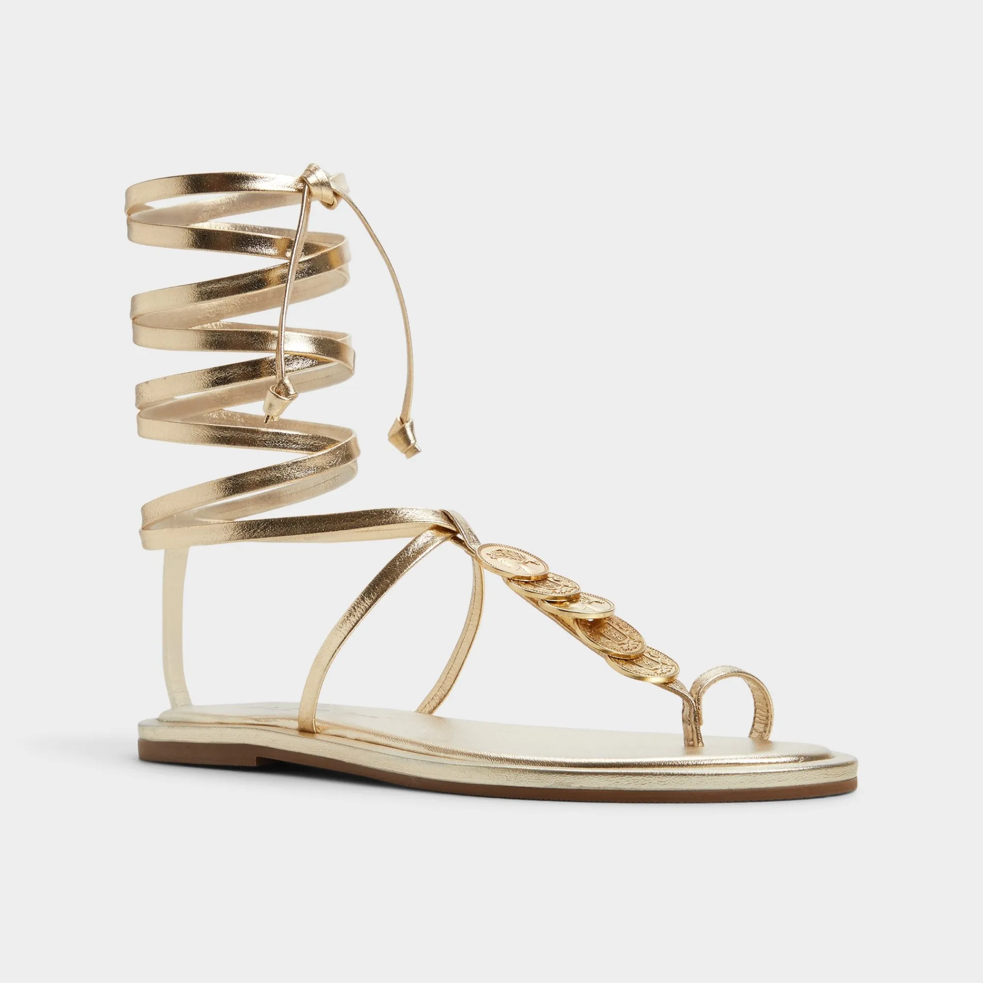 Flat Sandals^ALDO Artemisa Gold