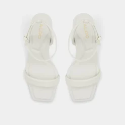 Block Heels^ALDO Aurorai White/bone