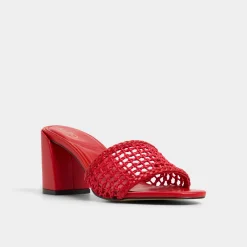 Mules|Block Heels^ALDO Beachdate Bright Red