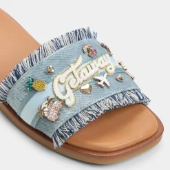 Flat Sandals^ALDO Beachside Denim