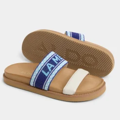 Flat Sandals^ALDO Beachvacay White/Blue