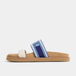 Flat Sandals^ALDO Beachvacay White/Blue