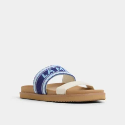 Flat Sandals^ALDO Beachvacay White/Blue