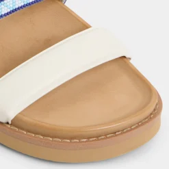 Flat Sandals^ALDO Beachvacay White/Blue