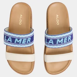 Flat Sandals^ALDO Beachvacay White/Blue
