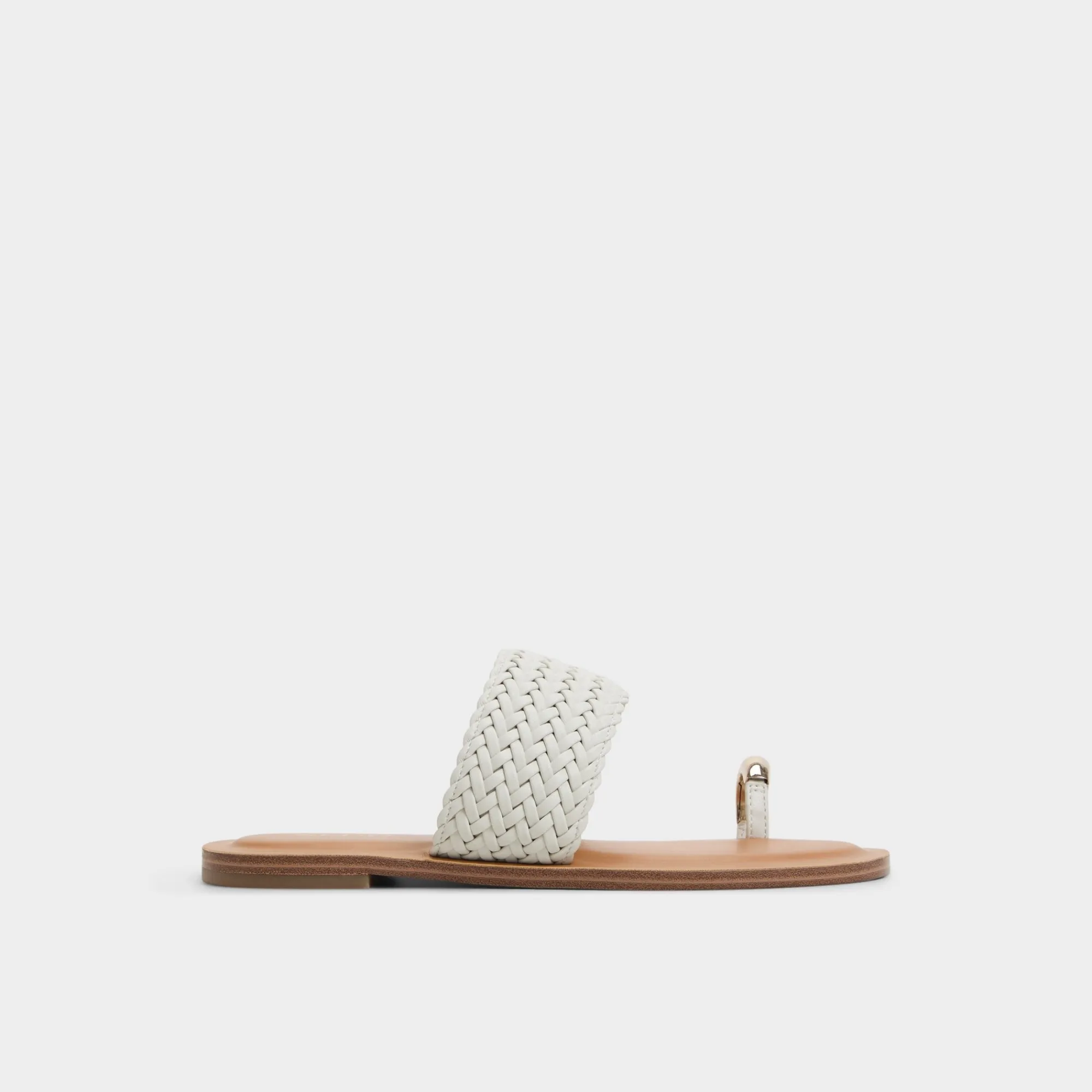 Flat Sandals^ALDO Beachwalk White/Bone