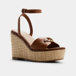 Wedge Sandals^ALDO Carrabririel Medium brown