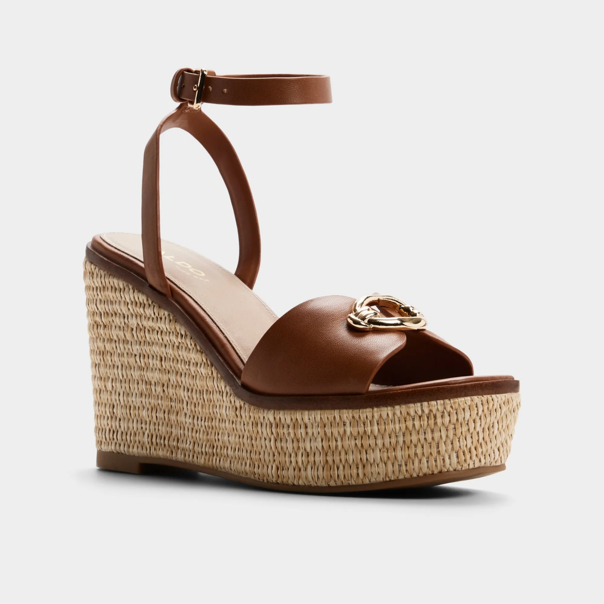 Wedge Sandals^ALDO Carrabririel Medium brown