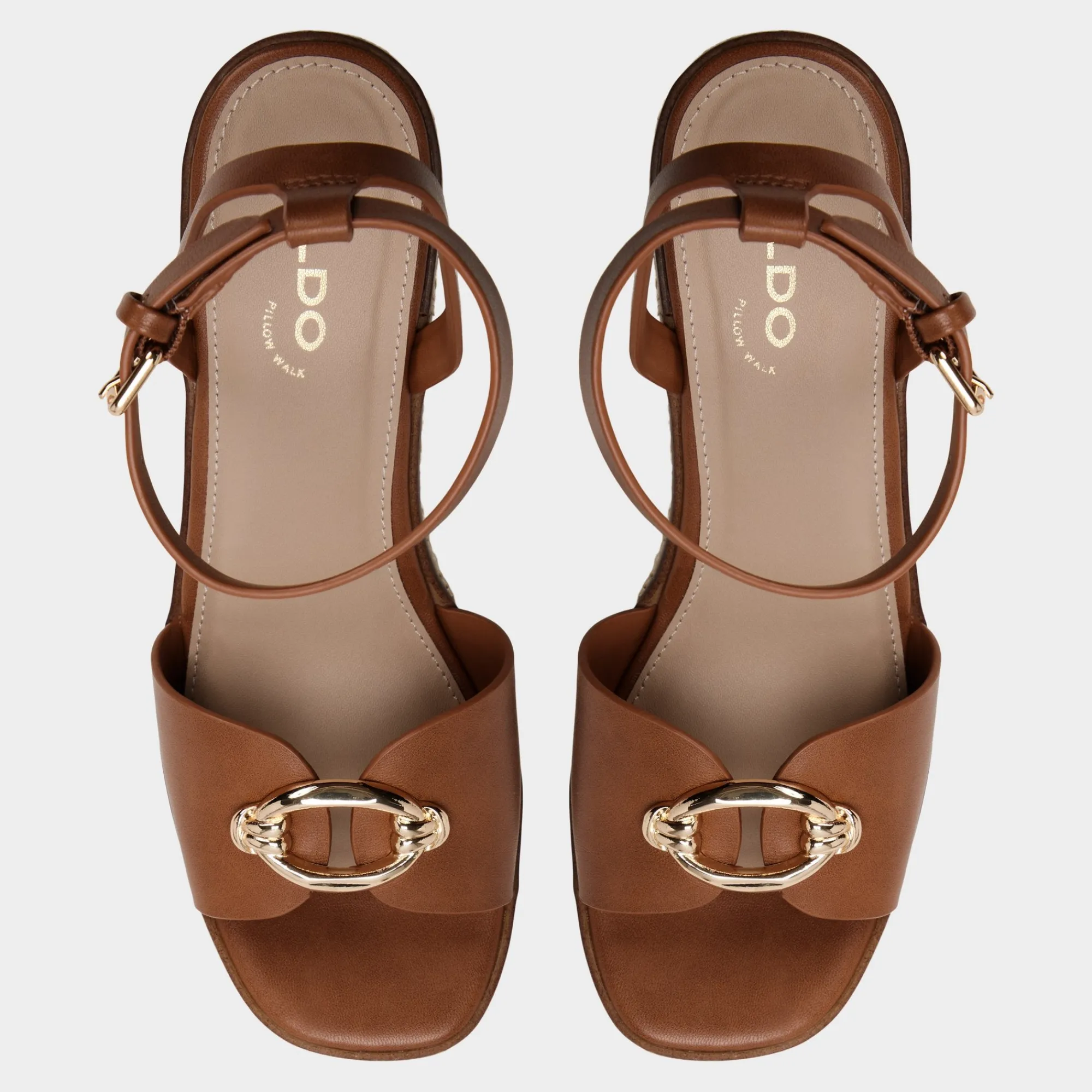 Wedge Sandals^ALDO Carrabririel Medium brown