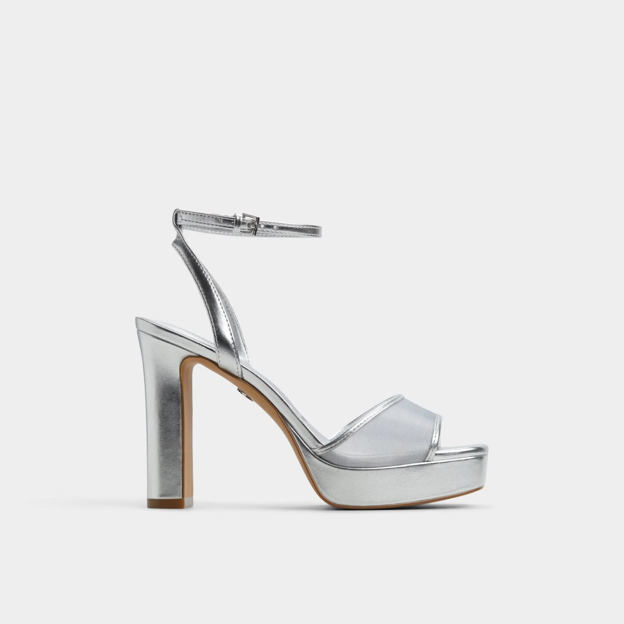 Platform Heels|Block Heels^ALDO Chicglimmer Silver
