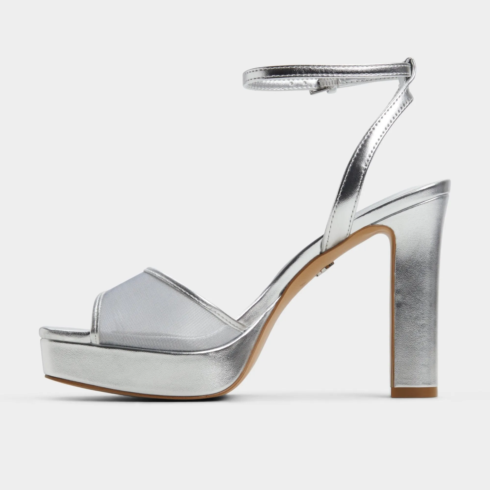 Platform Heels|Block Heels^ALDO Chicglimmer Silver