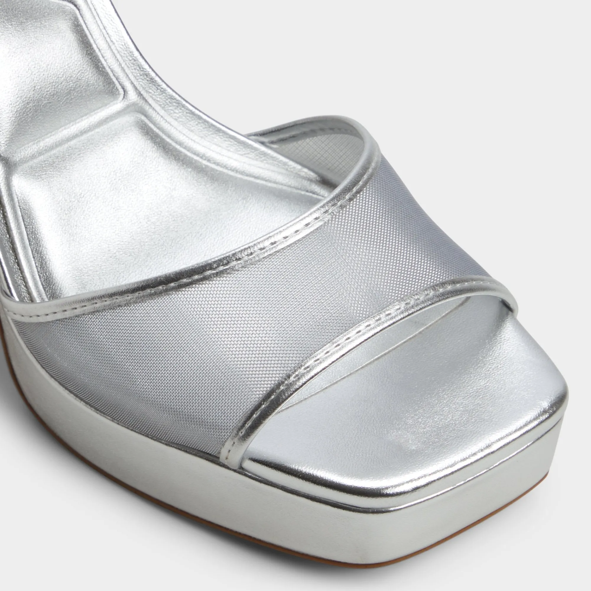 Platform Heels|Block Heels^ALDO Chicglimmer Silver