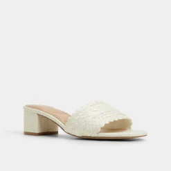 Mules|Block Heels^ALDO Claudina White/bone