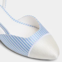 Slingbacks^ALDO Clementinne Blue/White Combo