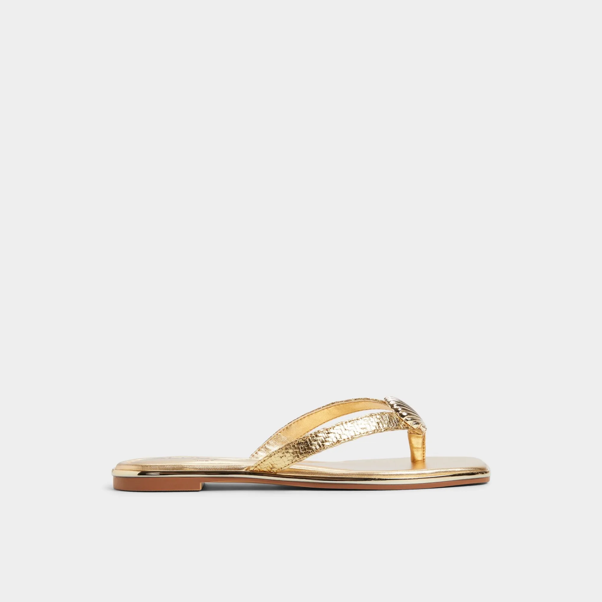 Thong Sandals|Flat Sandals^ALDO Conchiglia Gold