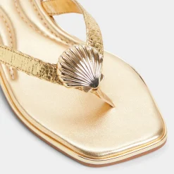 Thong Sandals|Flat Sandals^ALDO Conchiglia Gold