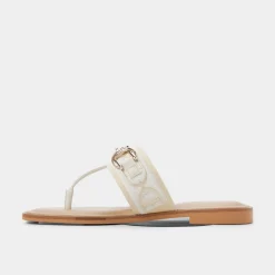 Flat Sandals^ALDO Coralynna White/Bone