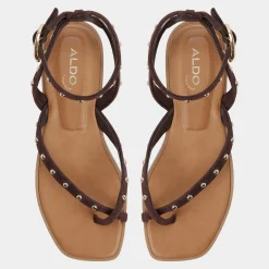 Flat Sandals^ALDO Daressi Dark brown