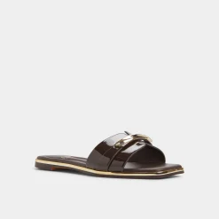 Flat Sandals^ALDO Darlina Medium brown