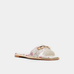 Flat Sandals^ALDO Darlina White combo