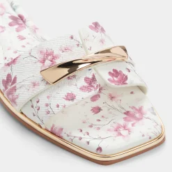 Flat Sandals^ALDO Darlina White combo
