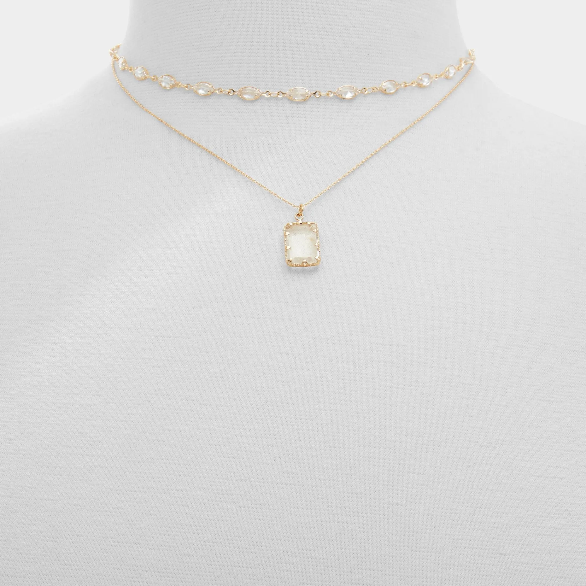 Accessories|Necklaces^ALDO Destinie Gold/Clear Multi