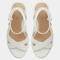 Wedge Sandals^ALDO Gabriana White/bone