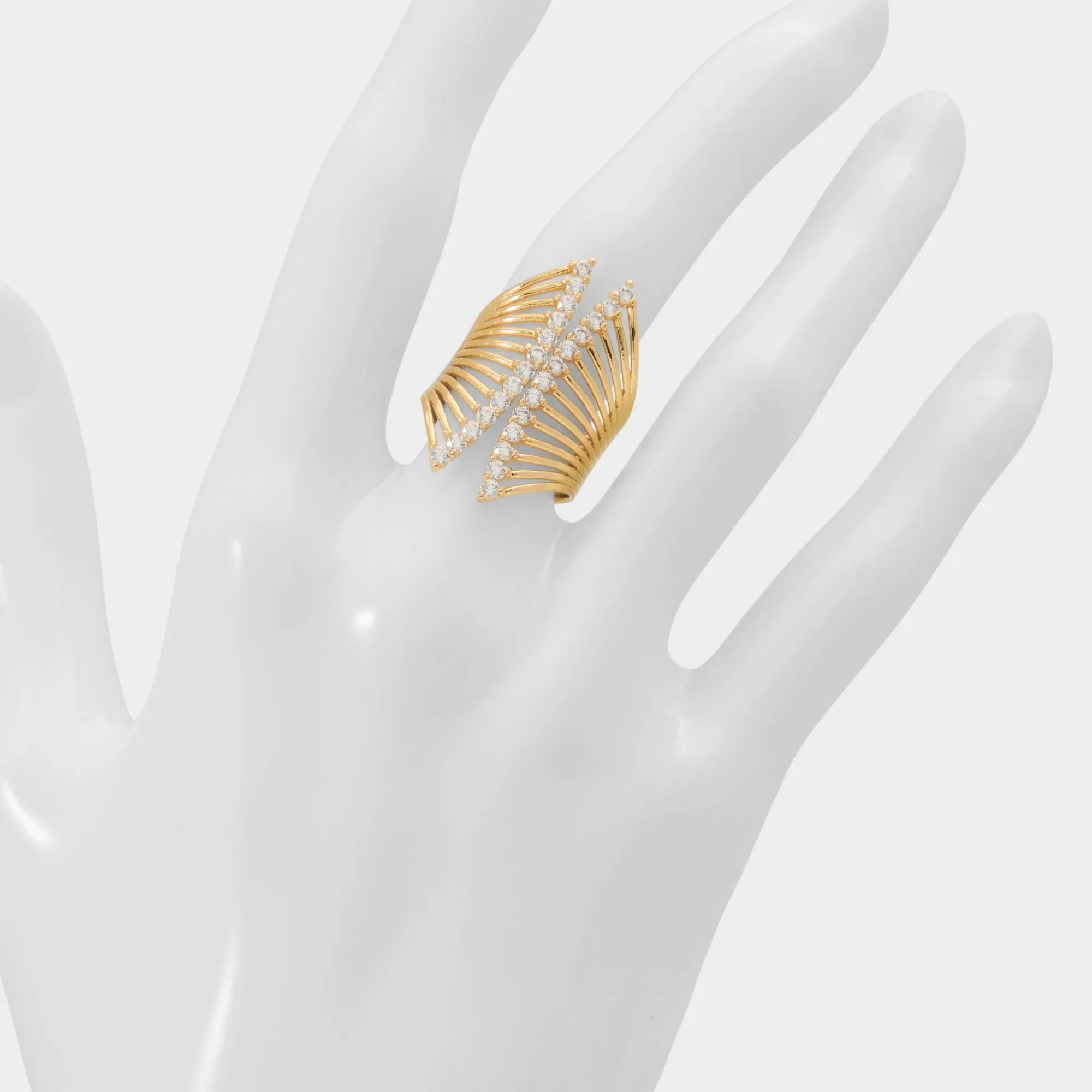 Accessories|Rings^ALDO Glimmery Gold/clear multi