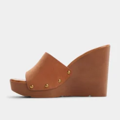 Wedge Sandals^ALDO Grounded Medium brown