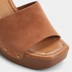 Wedge Sandals^ALDO Grounded Medium brown