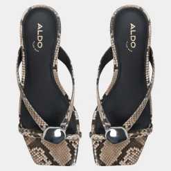 Flat Sandals^ALDO Iliria White/black
