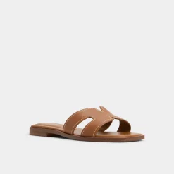 Flat Sandals^ALDO Itsandal Medium brown