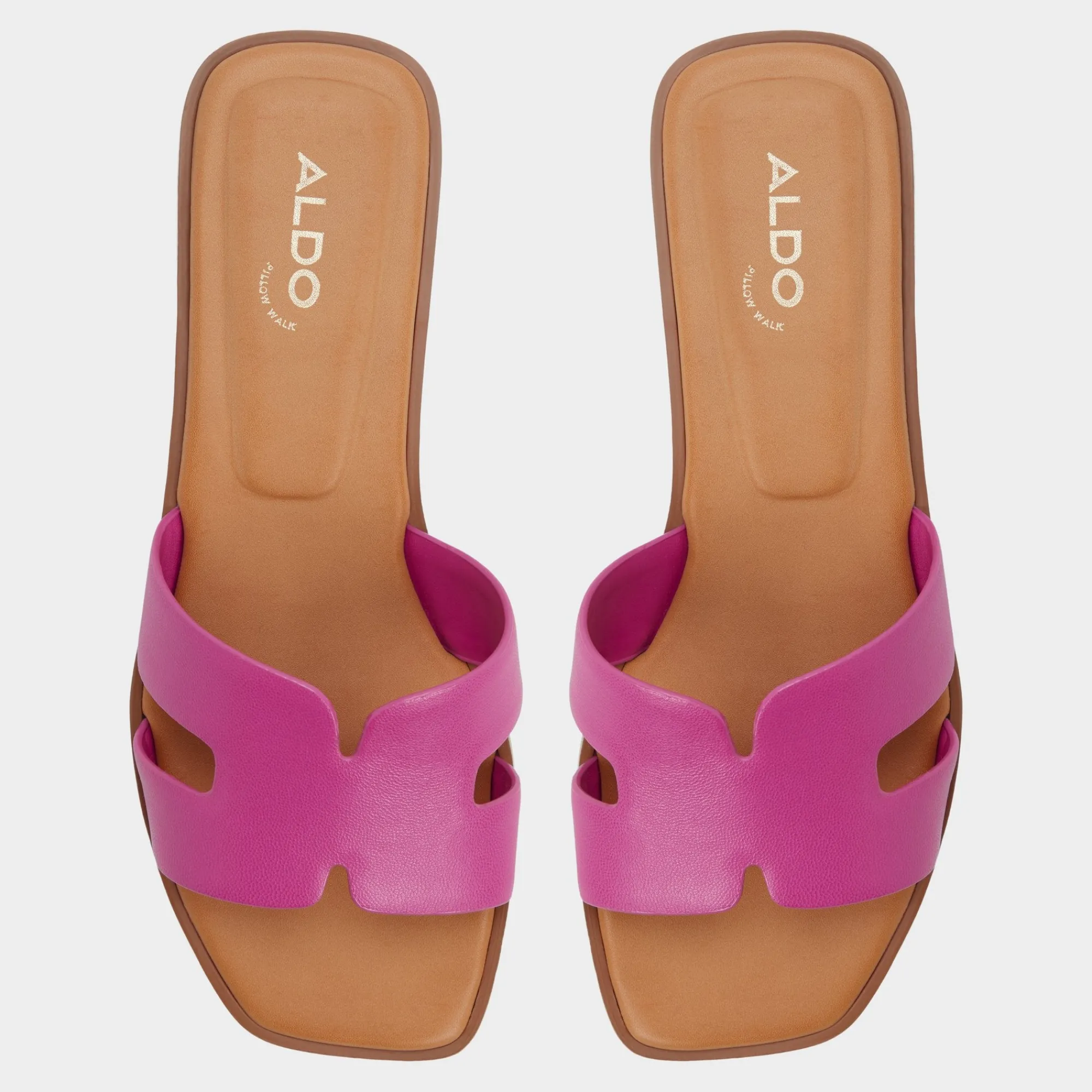 Flat Sandals^ALDO Itsandal Dark pink