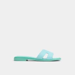 Flat Sandals^ALDO Itsandal Turquoise