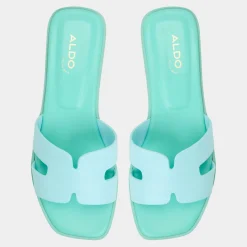 Flat Sandals^ALDO Itsandal Turquoise
