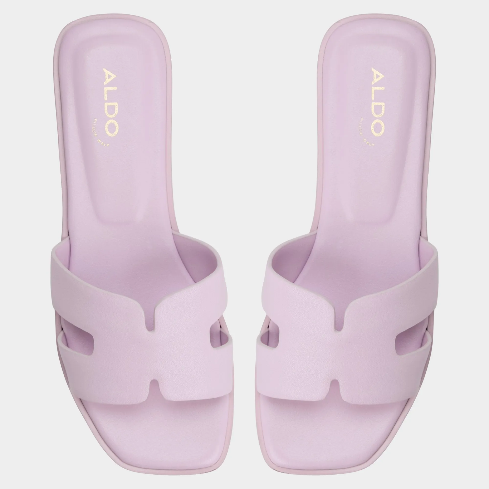 Flat Sandals^ALDO Itsandal Light purple