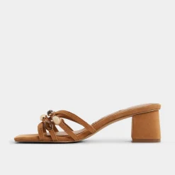Block Heels^ALDO Jemstone Medium brown