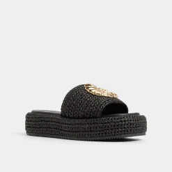 Platform Heels^ALDO Justbeachy Black