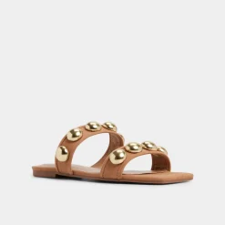 Flat Sandals^ALDO Katalena Medium Brown