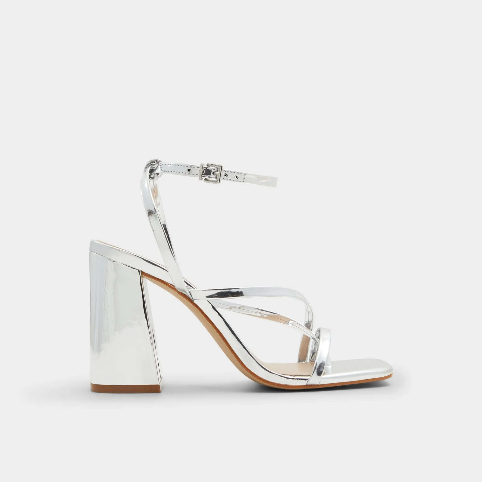 Block Heels^ALDO Laurader Silver