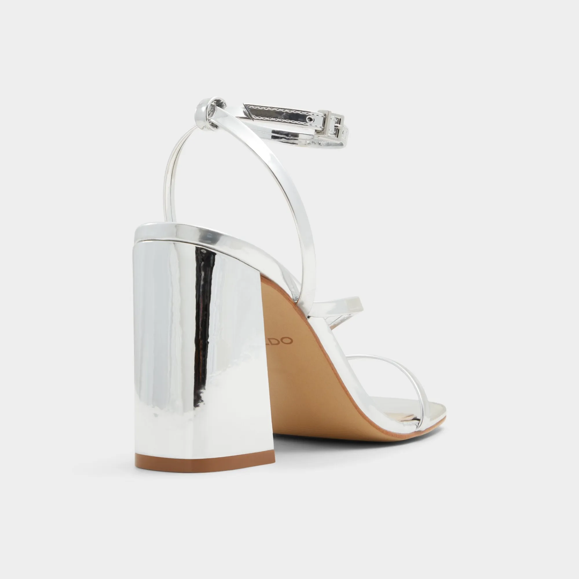 Block Heels^ALDO Laurader Silver