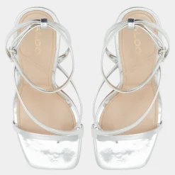 Block Heels^ALDO Laurader Silver