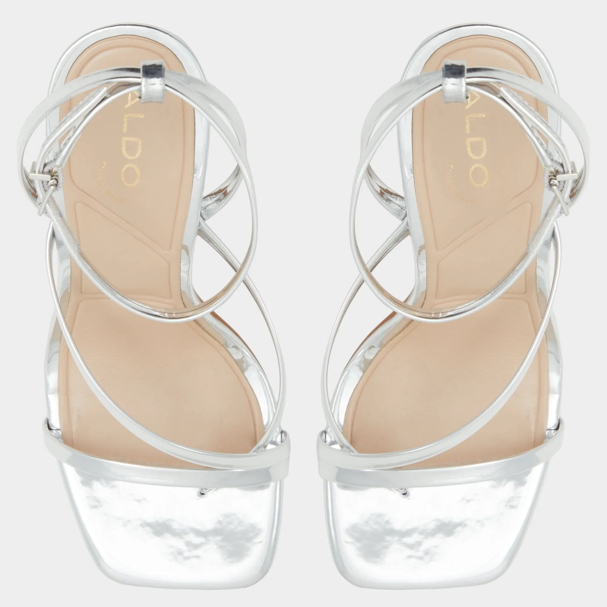 Block Heels^ALDO Laurader Silver