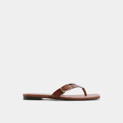 Thong Sandals|Flat Sandals^ALDO Leonnia Medium brown